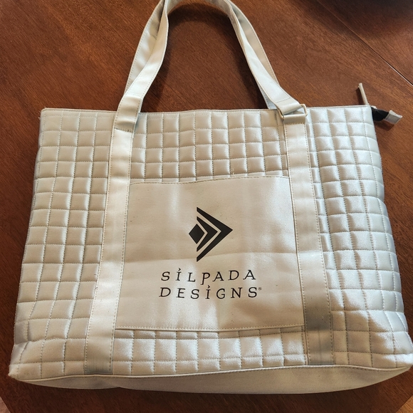 Silpada Handbags - Silpada Silver Tote Bag